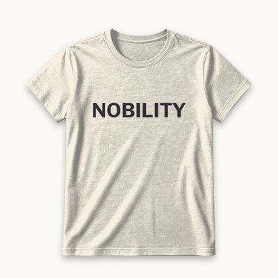 Nobility tee — product photography