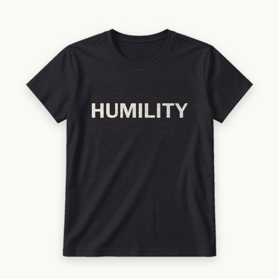 Humility tee — product photography