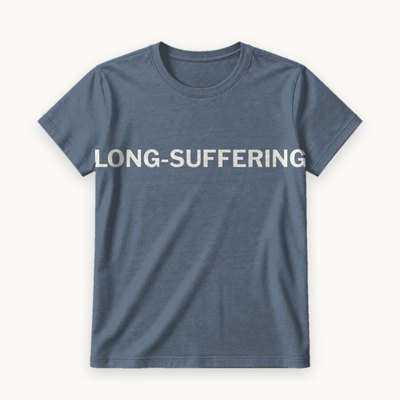 Long-Suffering tee — product photography