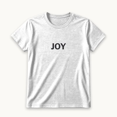 Joy tee — product photography