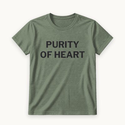 Purity of Heart tee — product photography