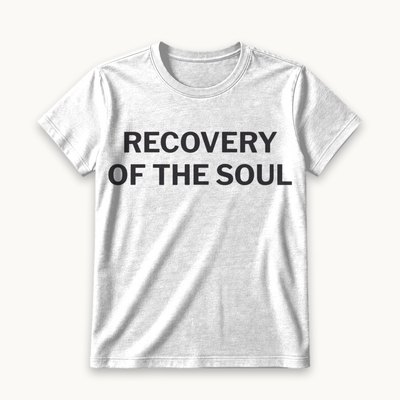 Recovery of the Soul tee — product photography