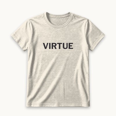 Virtue tee — product photography