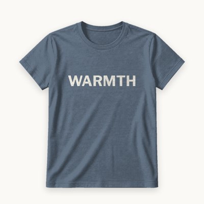 Warmth tee — product photography