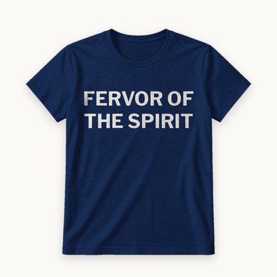 Fervor of the Spirit tee — product photography
