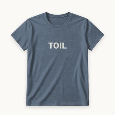 Toil tee — product photography