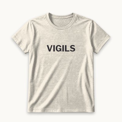 Vigils tee — product photography