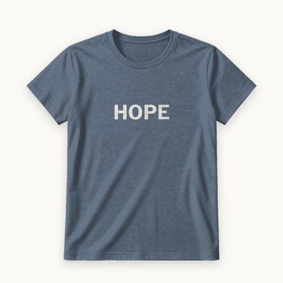 Hope tee — product photography