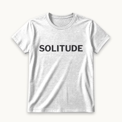 Solitude tee — product photography