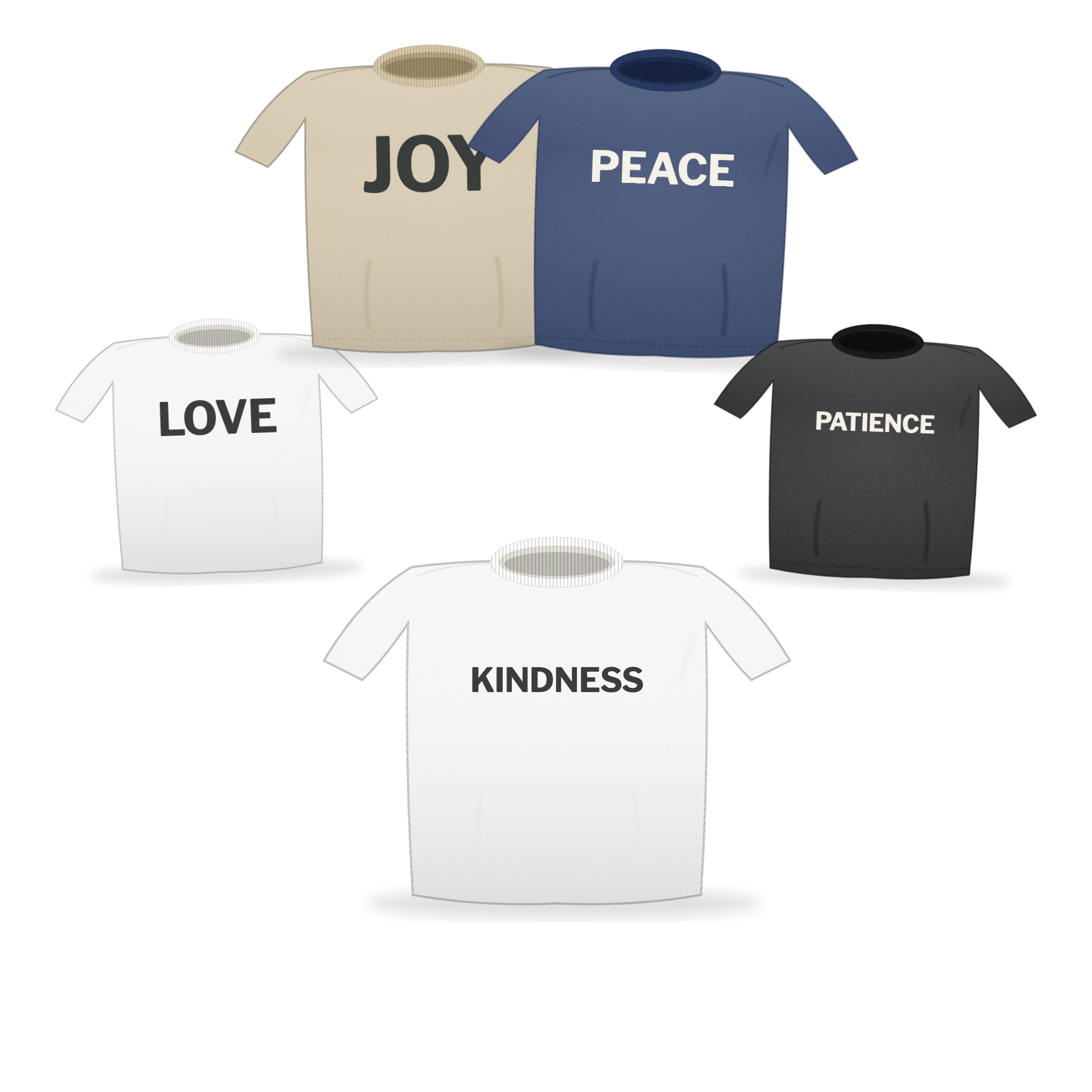 Fruit of the Spirit Pack flat lay